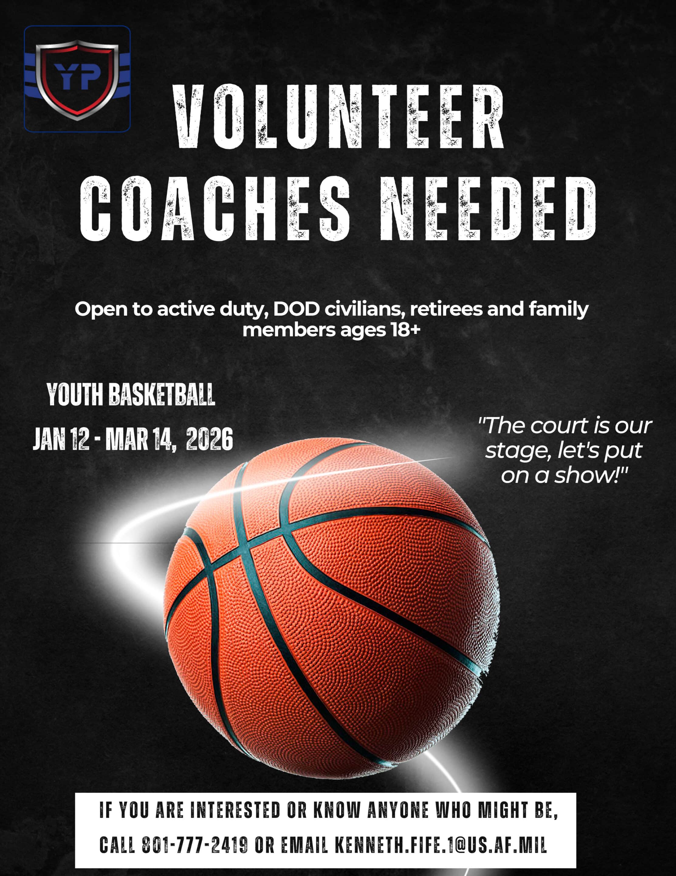 Volunteer coaches needed