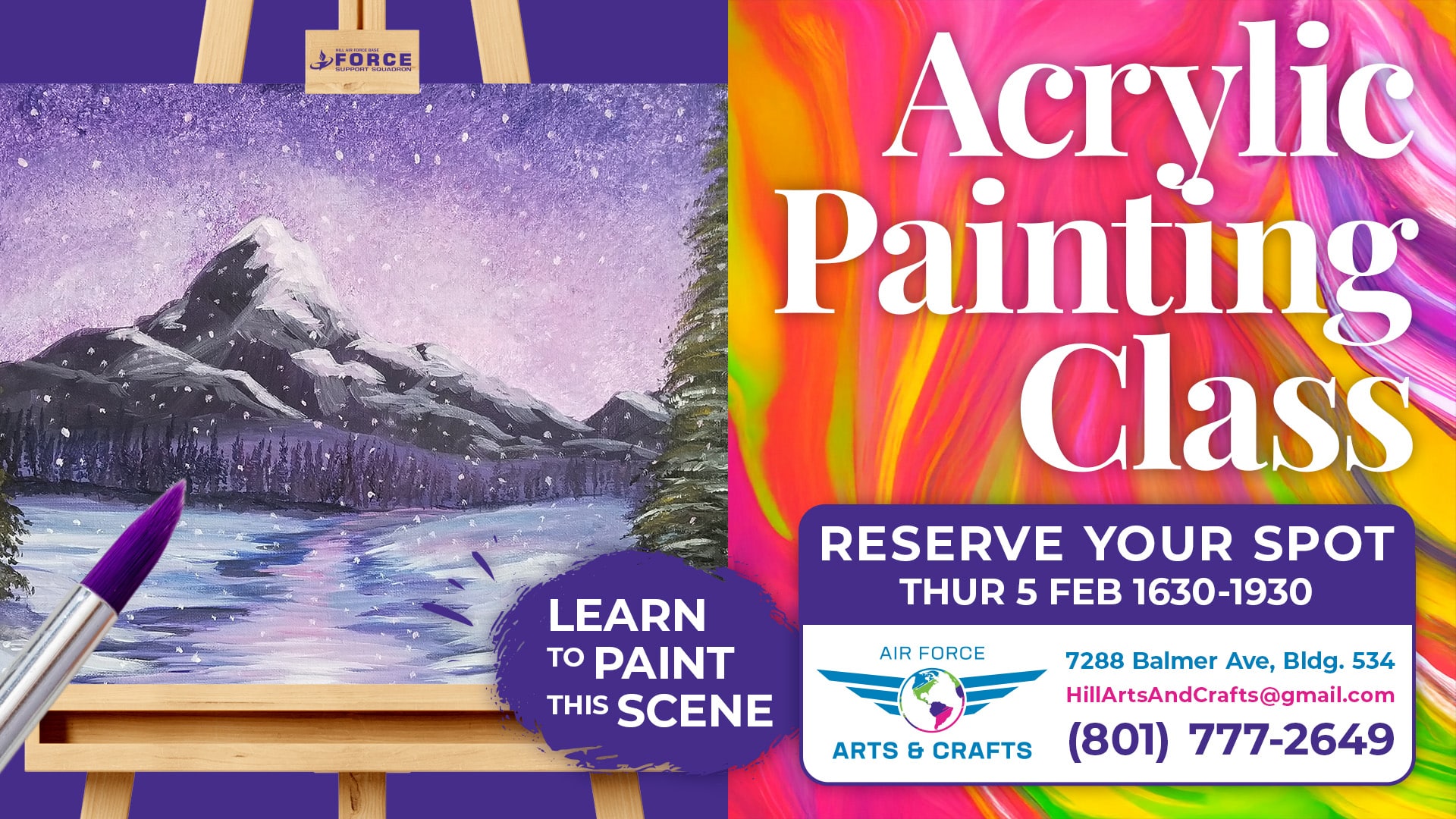 Acrylic Painting Class Feb 5