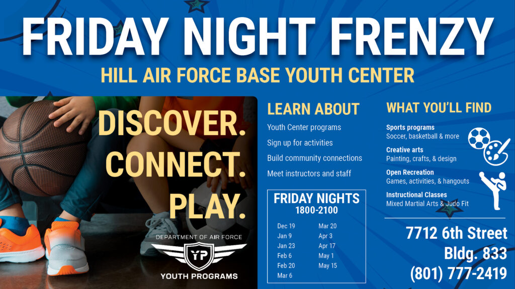 Friday Night Frenzy at the Hill Air Force Base Youth Center