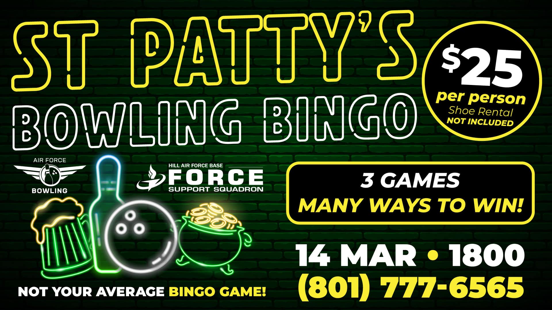 St. Patty's Bowling Bingo