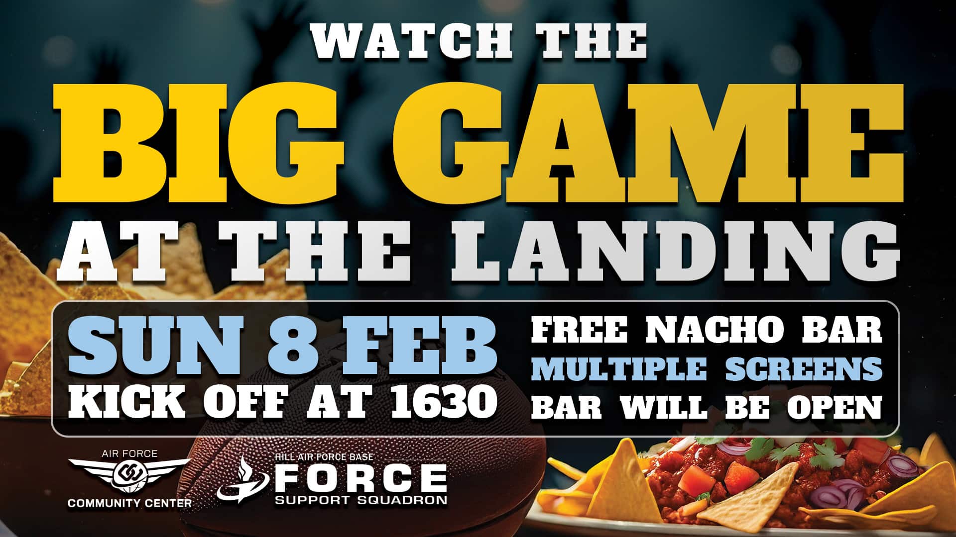 Watch the Big Game at The Landing