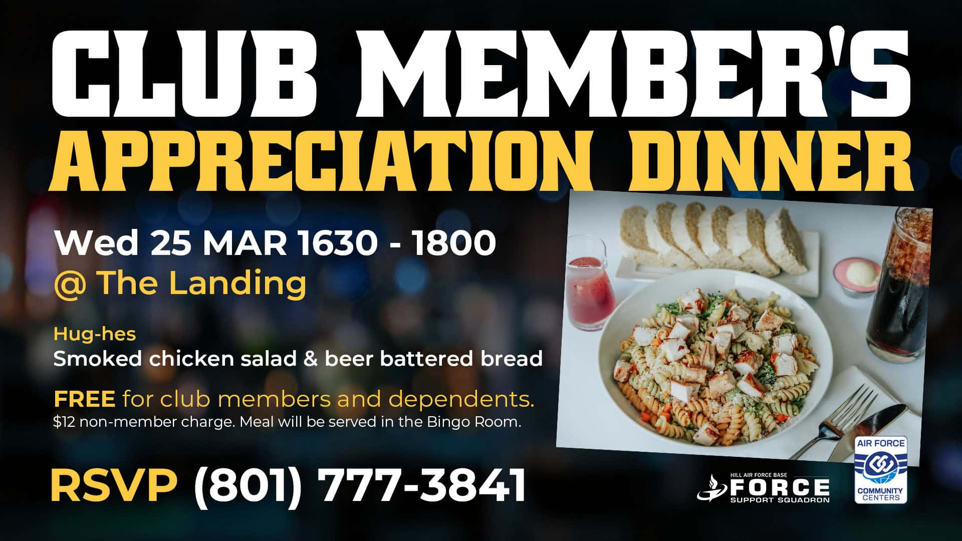 Member Appreciation Dinner March