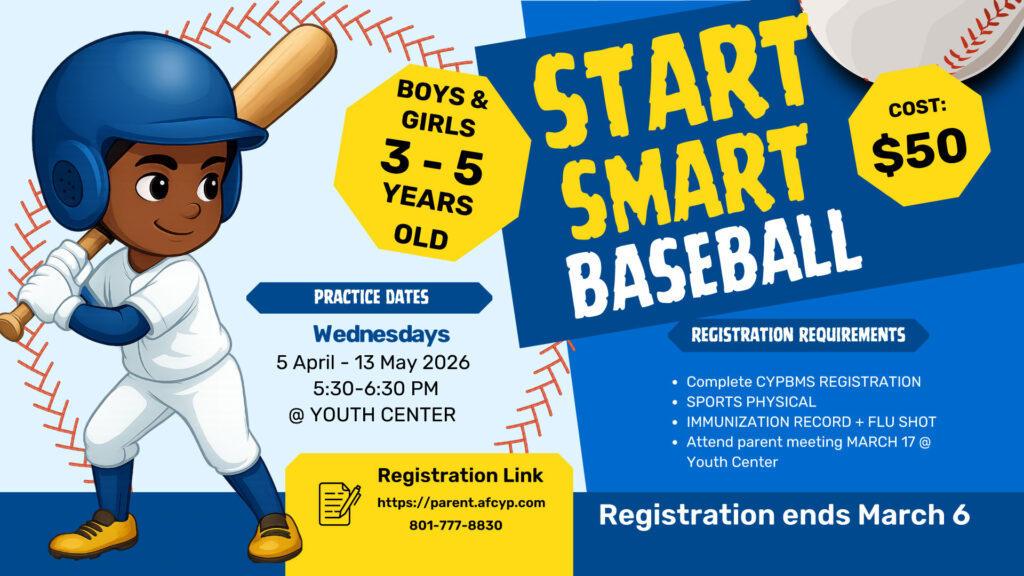 Start Smart Baseball at the Youth Center