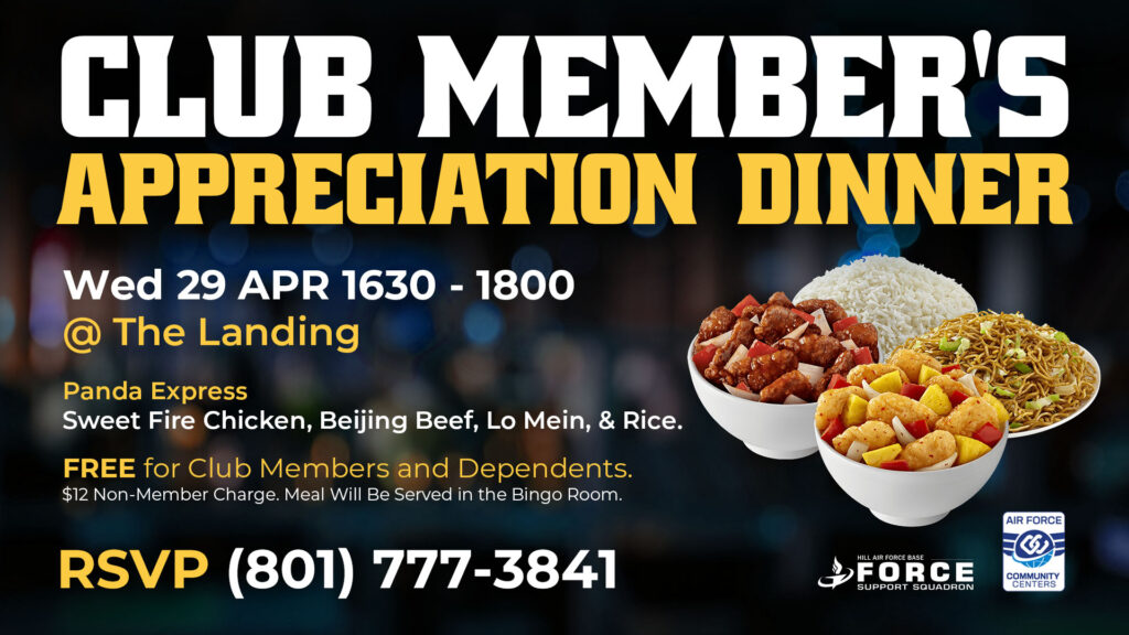 Club Member's Appreciation Dinner at The Landing - April