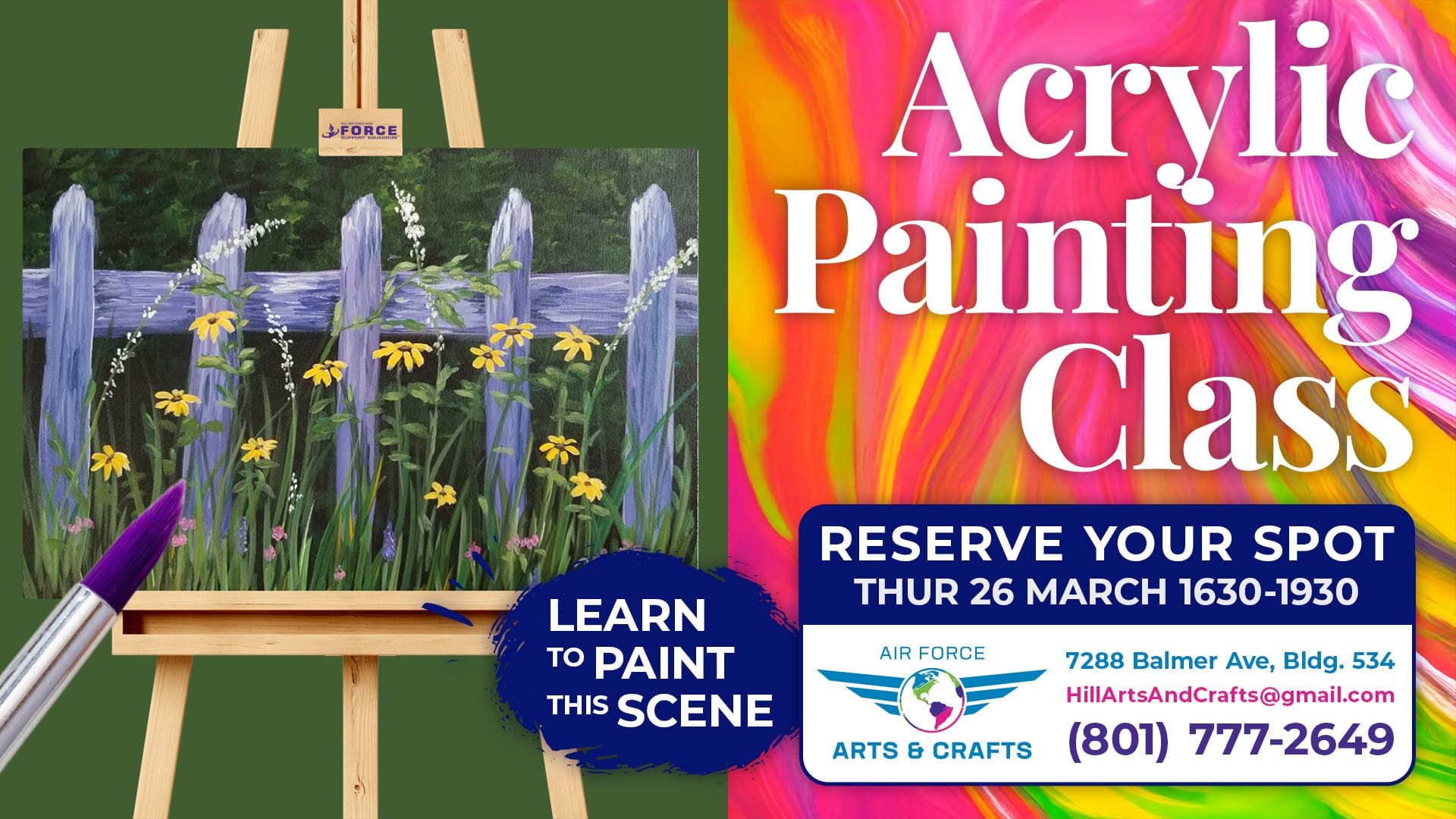 Acrylic Painting Class March 26
