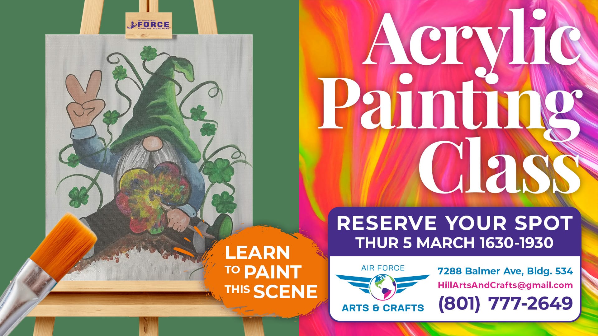Acrylic Painting Class March 5