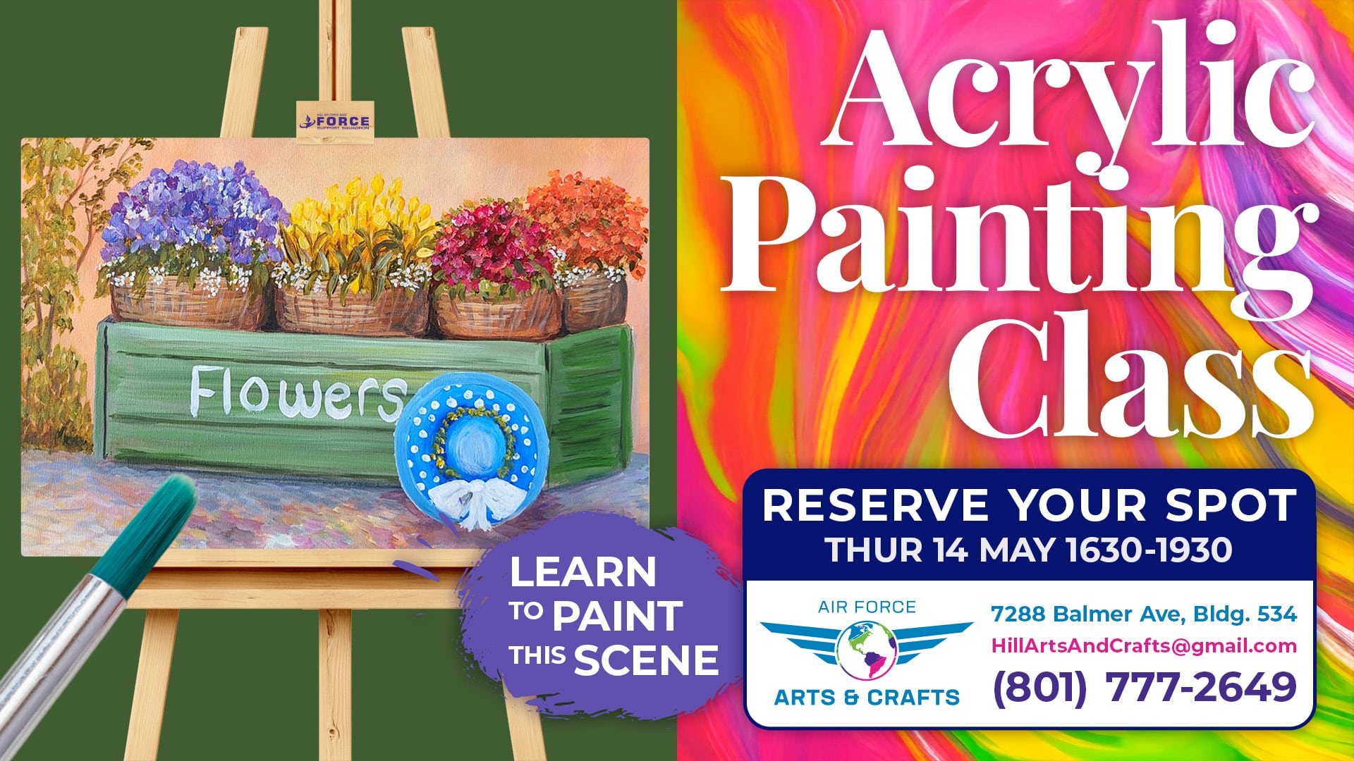 Acrylic Painting Class May 14