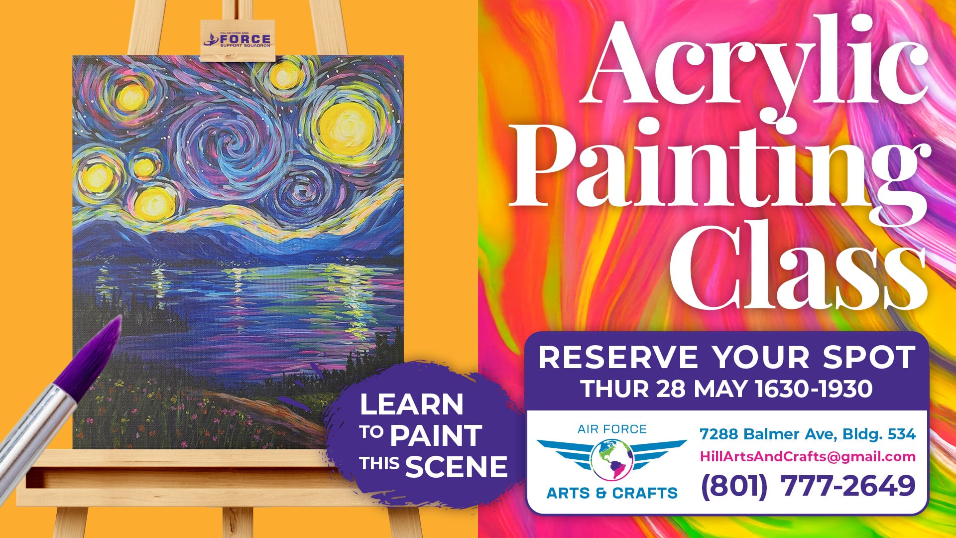 Acrylic Painting Class May 28