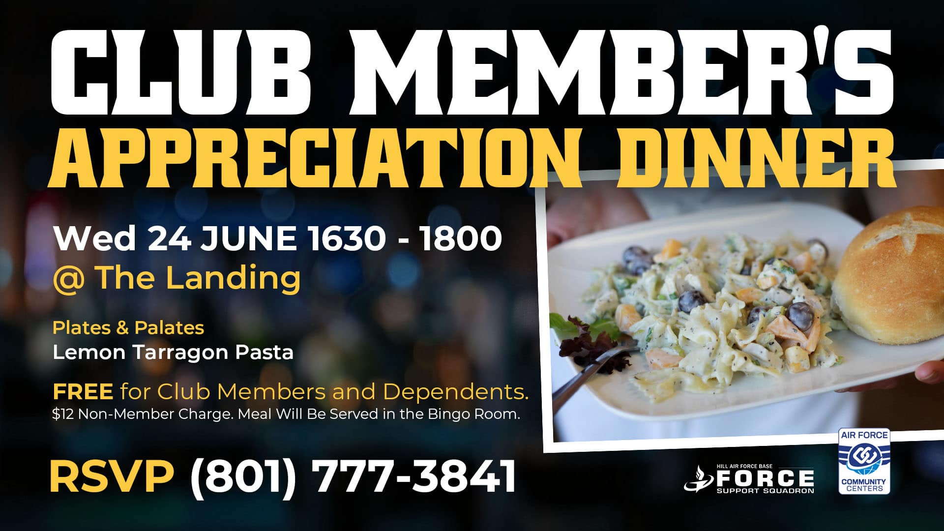 Club Member's Appreciation Dinner at The Landing - June 2026