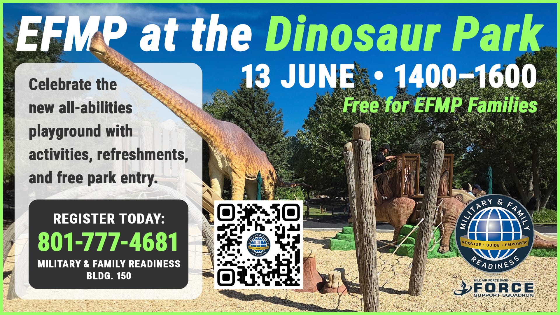 EFMP at the Dinosaur Park