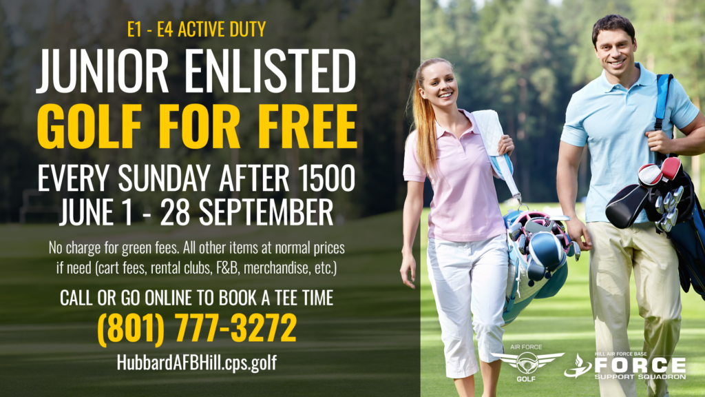 Junior Enlisted Golf For Free