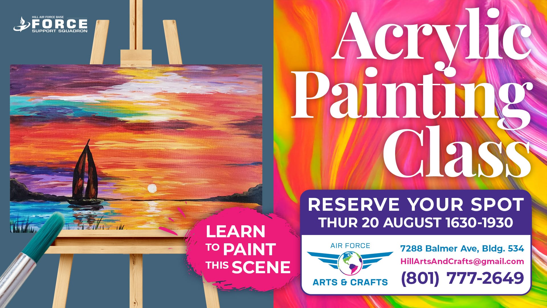 Acrylic Painting Class August 20