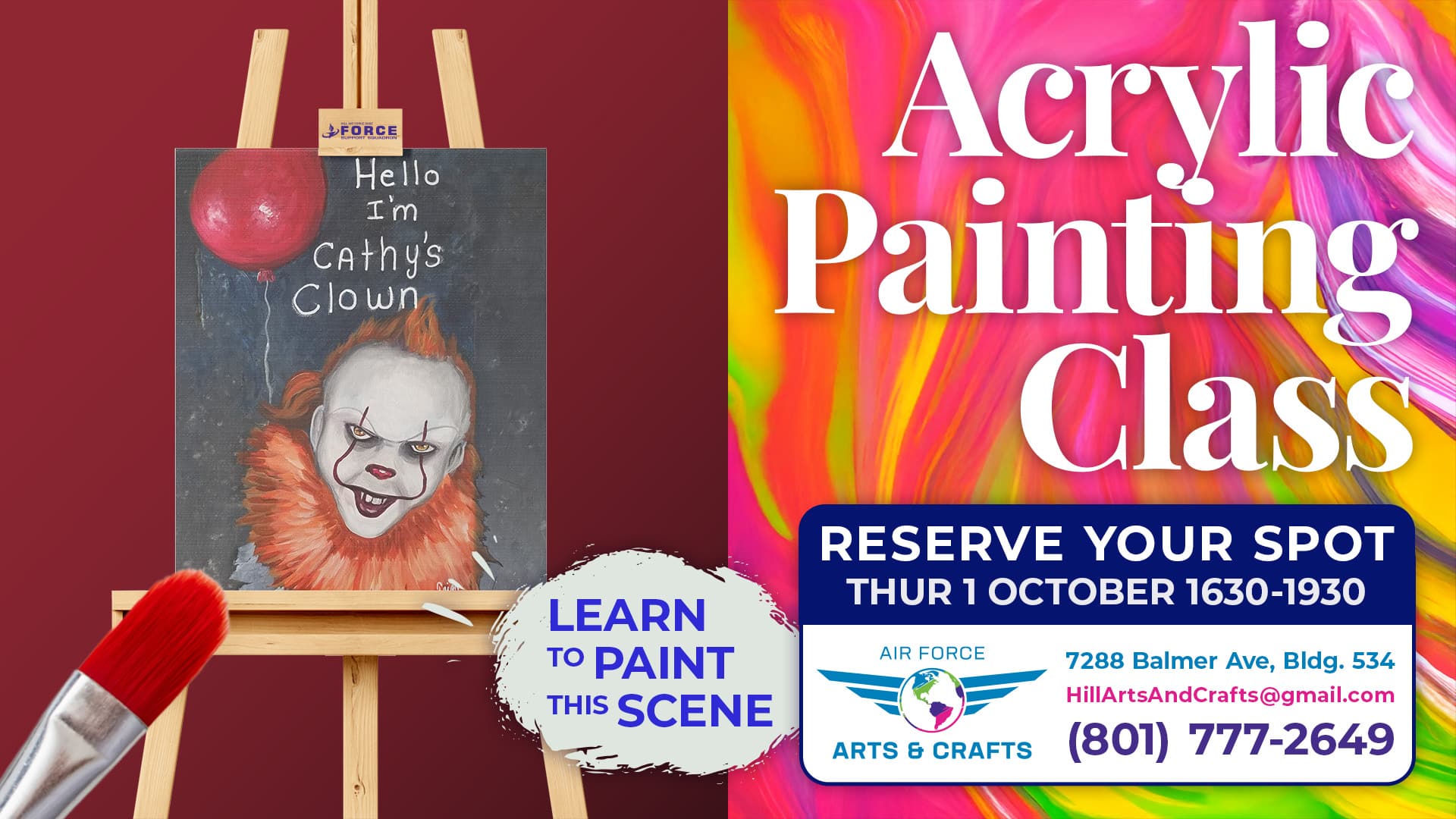 Acrylic Painting Class October 1
